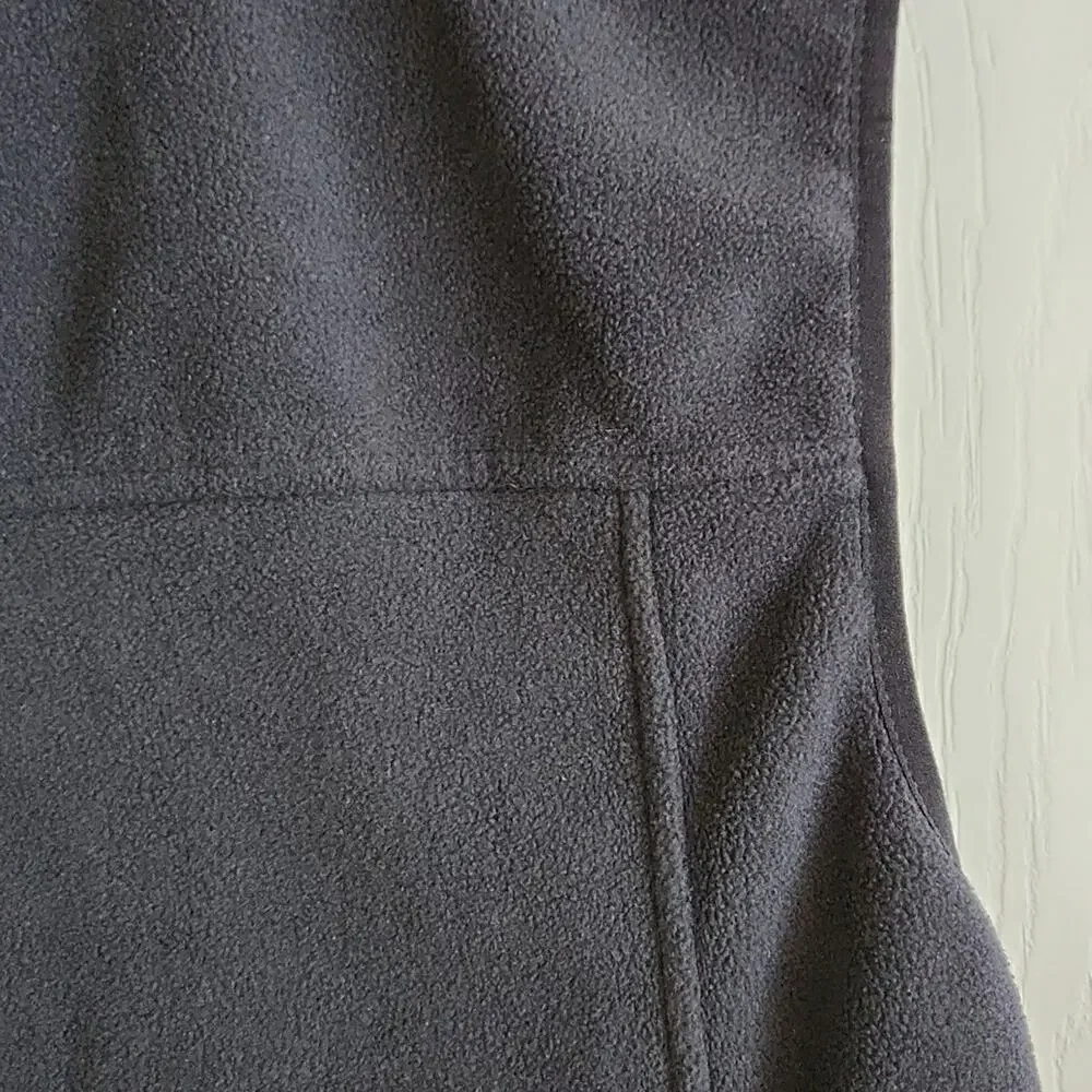 Cabela's Men's Black Full Zip Fleece Vest‎ Size SM Gorpcore Outdoors Pockets